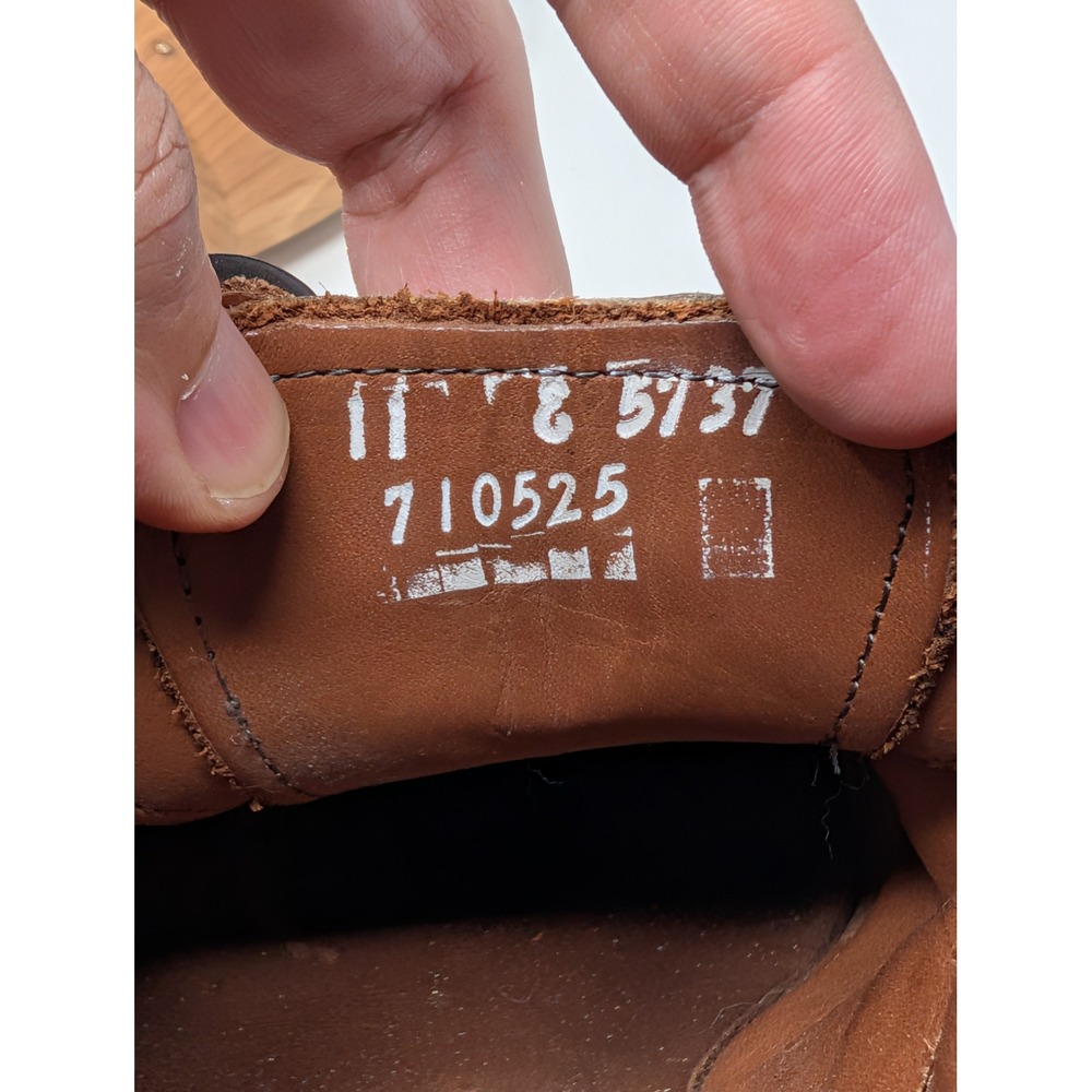 Allen Edmonds Fifth Avenue Brown Leather Cap Toe Oxford Shoes Mens 11 E 5737 - Picture 9 of 16